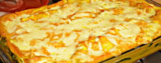 Шаг 10: лазаний из индейки со шпинатом и соусом из тыквы