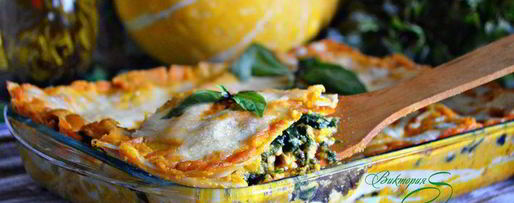 Шаг 11: лазаний из индейки со шпинатом и соусом из тыквы