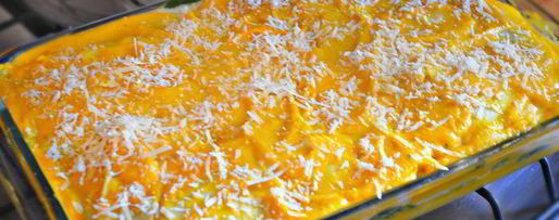 Шаг 9: лазаний из индейки со шпинатом и соусом из тыквы