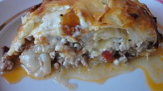 Рецепт Лазаний из капусты и свинины