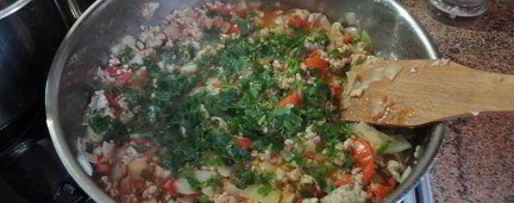 Шаг 1: лазаний из капусты и свинины