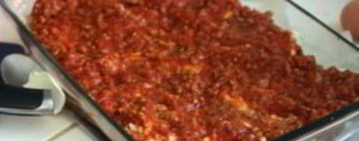 Шаг 4: лазаний с фаршем и моцареллой