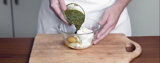 Шаг 1: лазаний с индейкой и соусом песто