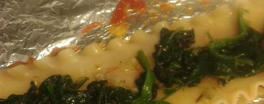 Шаг 6: лазаний с кабачками, шпинатом и сладким перцем