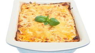 Рецепт Лазаний с курицей, белыми грибами, грюйером и белым вином