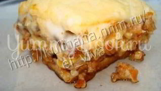 Рецепт Лазаний с курицей и грибами