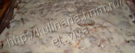 Шаг 68: лазаний с курицей и грибами