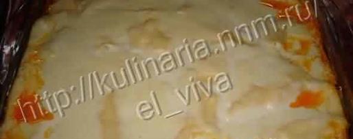 Шаг 74: лазаний с курицей и грибами