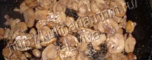 Шаг 31: лазаний с курицей и грибами