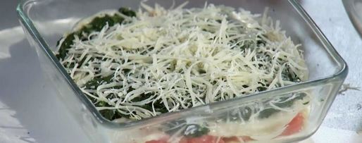 Шаг 3: лазаний с лососем