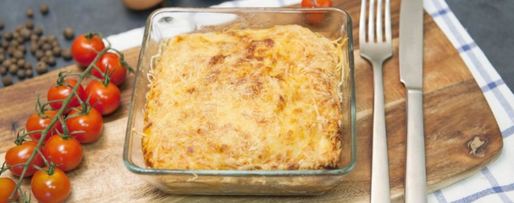 Шаг 4: лазаний с лососем