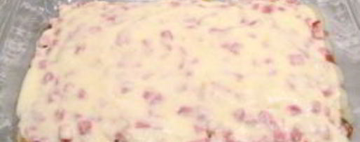 Шаг 14: лазаний с помидорами, сыром и ветчиной