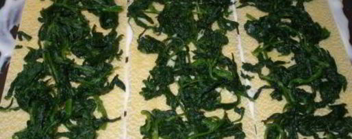 Шаг 6: лазаний с семгой и шпинатом