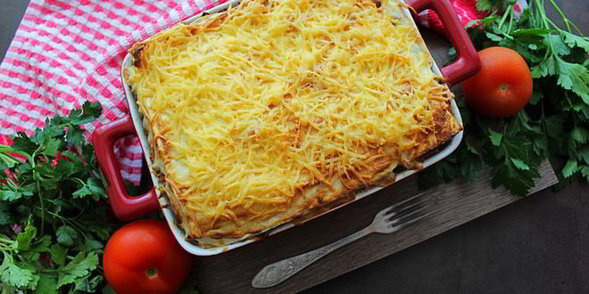 Рецепт лазаний с тертым картофелем
