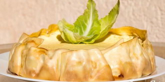 Рецепт лазаний с тыквой, шпинатом и рикоттой