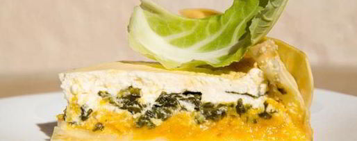 Шаг 6: лазаний с тыквой, шпинатом и рикоттой