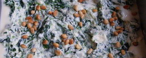 Шаг 7: лазаний со шпинатом, рикоттой и кедровыми орешками