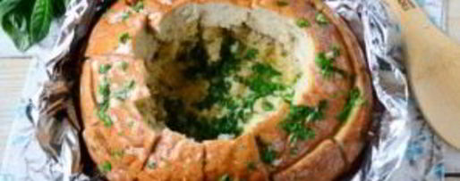 Шаг 3: лазаний в цветущем хлебе