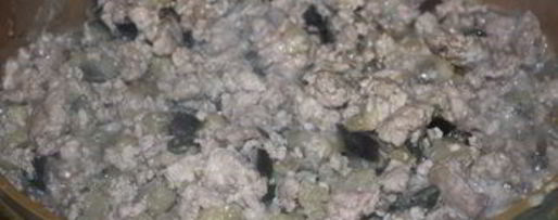 Шаг 3: мясной лазанья с баклажаном