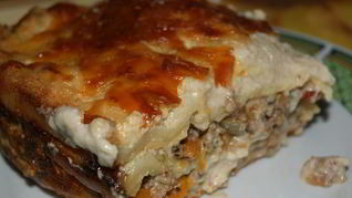 Рецепт Мясной лазанья