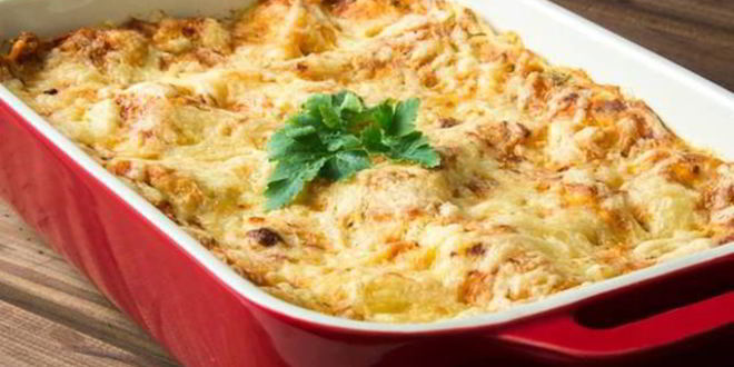 Рецепт овощной лазанья с маскарпоне