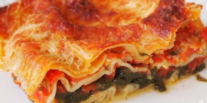 Рецепт постной лазанья