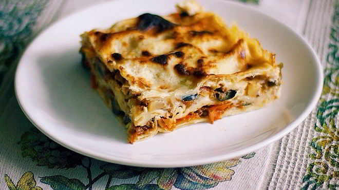 Рецепт Запеченной овощной лазанья по-средиземноморски