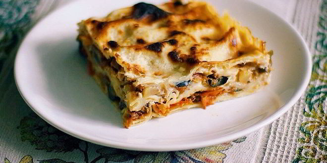 Рецепт запеченной овощной лазанья по-средиземноморски