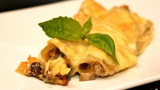 Рецепт Каннеллонь с грибами