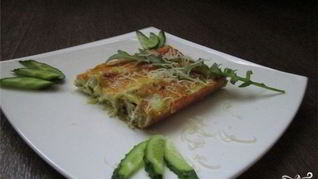 Рецепт Каннеллонь с творогом и сыром