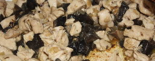 Шаг 5: каннелоней, фаршированных курицей и грибами под сливочным соусом марне