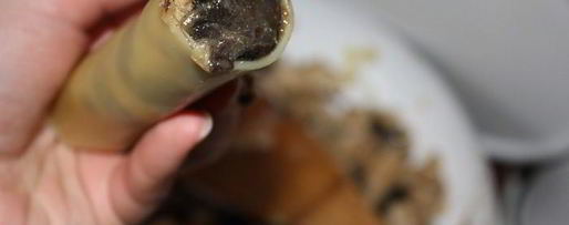 Шаг 8: каннелоней, фаршированных курицей и грибами под сливочным соусом марне