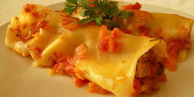 Рецепт каннелоней по-русски