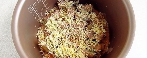 Шаг 13: каннелоней с грибами в мультиварке