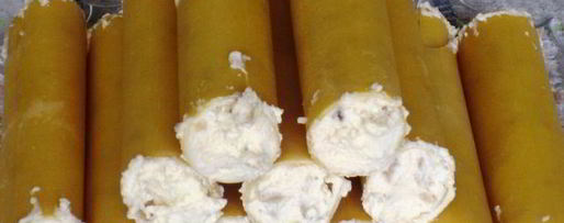 Шаг 5: каннелоней с козьим сыром и орехами под соусом бешамель