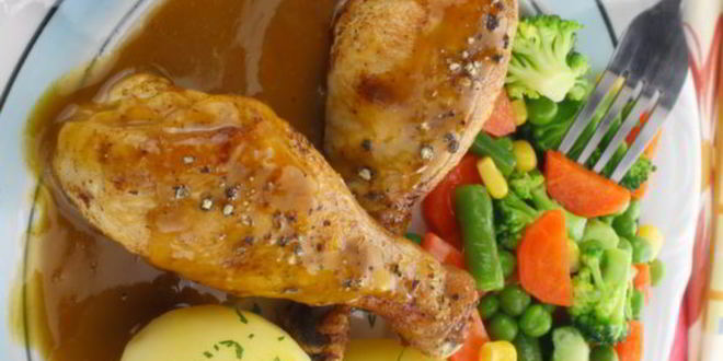 Рецепт куриных ножек с ароматным чесночком и томатными спагетти