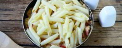 Шаг 6: макарон пенне с курицей по-мексикански