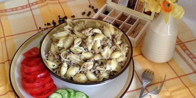 Рецепт макарон по-флотски