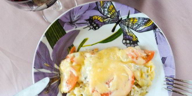 Рецепт макарон под сырной шубкой