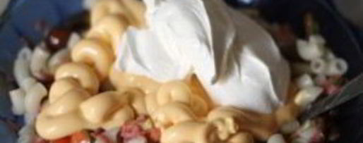 Шаг 2: макарон с копченой колбасой