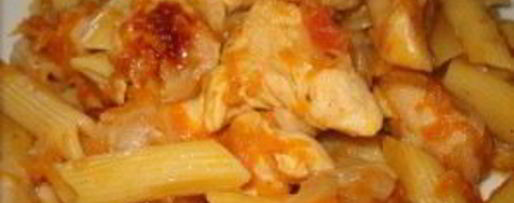 Шаг 4: макарон с куриным филе