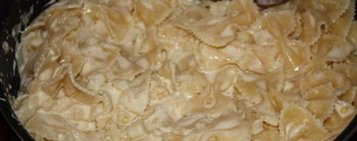 Шаг 10: макарон с окороком и коньячным соусом