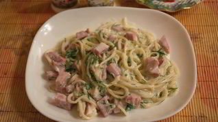 Рецепт Макарон с ветчиной