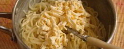 Шаг 3: макарон с ветчиной