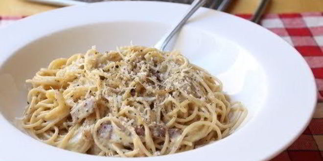 Рецепт пасты карбонара с панчеттой