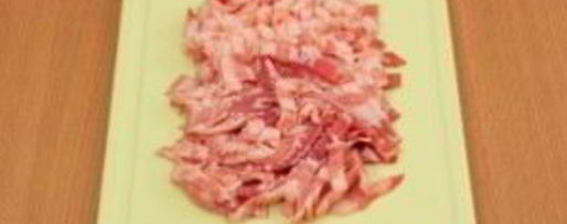 Шаг 1: пасты карбонара со свининой