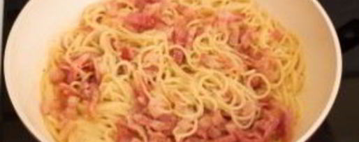 Шаг 9: пасты карбонара со свининой