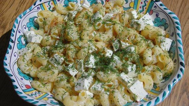 Рецепт Пасты по-турецки с фетой и кефиром