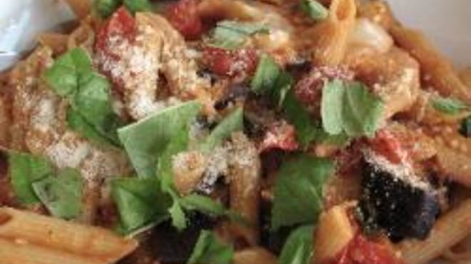 Рецепт Пасты с баклажанами