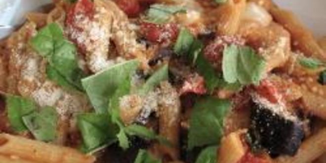 Рецепт пасты с баклажанами